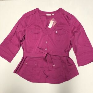 New York & company shirt blouse size XL
